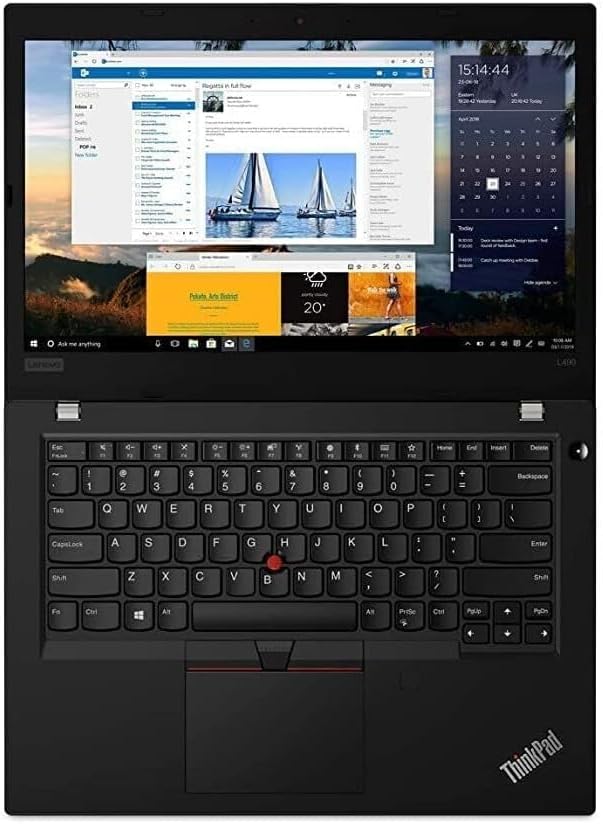 Lenovo ThinkPad L490 Business Laptop, Intel Core i5-8365, 16GB RAM, 512GB SSD, Webcam,14'' HD, Windows 10 Pro (Refurbished)