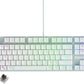 GameStop GS200 RGB Gaming Mechanical Keyboard - Outemu Brown Switches - 1000Hz Polling Rate - FPS Sniper (White)