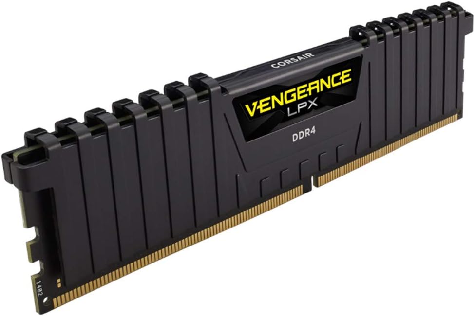 Corsair Vengeance LPX DDR4 RAM 16GB (2x8GB) 3600MHz CL18-22-22-42 1.35V Intel AMD Desktop Computer Memory,Black-GC