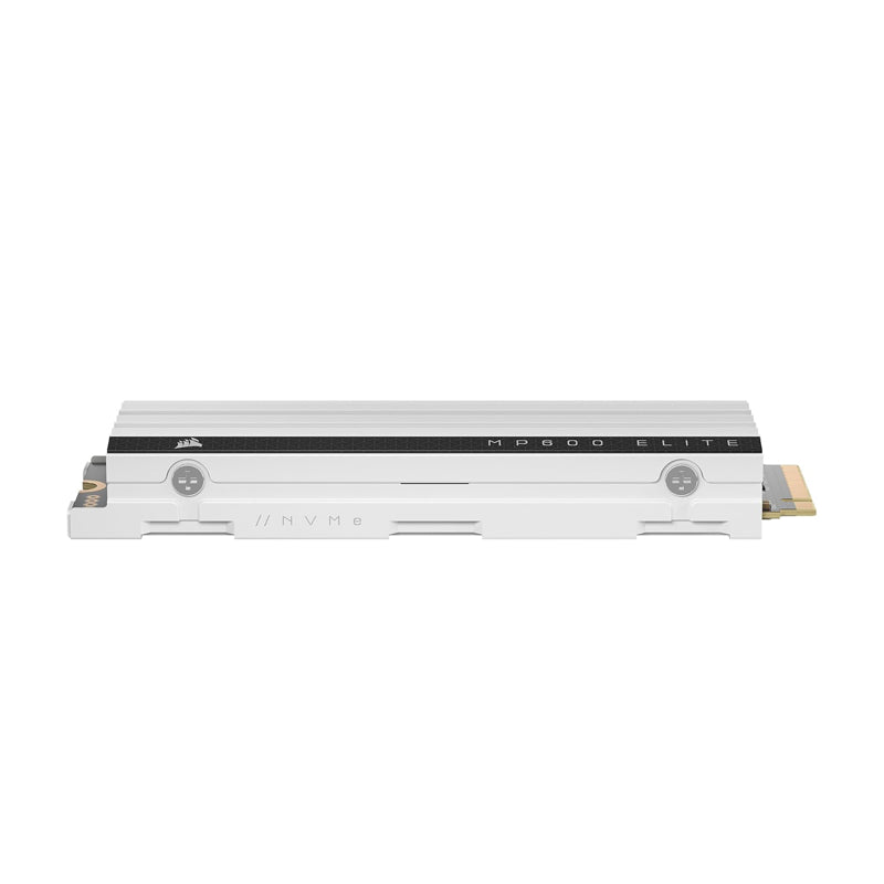 Corsair MP600 Elite 2TB M.2 PCIe Gen4 x4 NVMe SSD – Optimized for PS5 – Included Heatsink – M.2 2280 – Up to 7,000MB/sec Sequential Read – High-Density 3D TLC NAND – White
