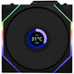 lian li uni fan tl wireless lcd 120 reverse blade argb 3 pack fan black, 12RTLLCD1W3B, G99.12RTLLCD1W3B.00