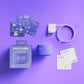 Yango Yasmina Lite AI Smart Speaker, Bilingual Arabic & English, Music, Stories, Quran, Screen-free Learning for Kids, Routine helper for Parents, Purple