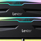 Lexar 16GB (2x8GB) ARES RGB DDR4 RAM 3600MT/s CL18 1.35V Desktop Memory, Compatible with Intel XMP 2.0 and AMD Ryzen, Black-GC