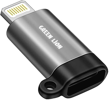 Green Lion Lightning to USB Connector Adapter (2.4A Fast Charge) ,GNLOCACGY