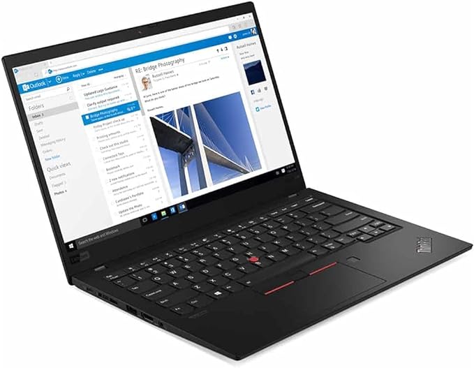 Lenovo ThinkPad X1 Carbon Ultralight Laptop, Intel Core i7-8550U CPU, 16GB DDR4 BUILTIN RAM, 512GB SSD M.2 Hard, 14 inch Display,(Refurbished)