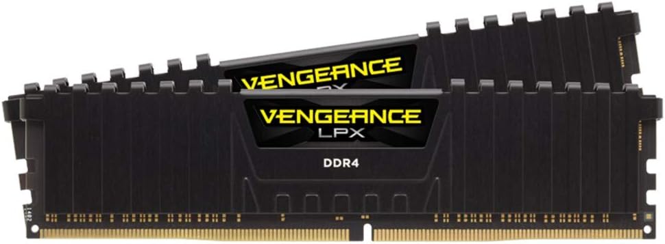 Corsair Vengeance LPX DDR4 RAM 16GB (2x8GB) 3600MHz CL18-22-22-42 1.35V Intel AMD Desktop Computer Memory,Black-GC