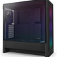 NZXT H5 Flow RGB 2024 - Compact ATX Mid-Tower PC Gaming Case - High Airflow - F360 RGB Core (CV) Included - 360mm Front & 240mm Top Radiator Support - Cable Management - Tempered Glass - Black