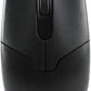 MEETION MT-M360 USB Wired Mouse Black with High Precision, Smooth Anti-Skid Scroller, 1000 DPI Optical Sensor, Symmetrical & Ergonomic Design, Plug & Play, Compatible with XP/Vista/7/8/10/11 MAC OS