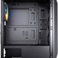 Cougar Mx410 Mesh-G RGB Powerful Airflow And Compact Mid-Tower Case With Tempered Glass, Dual RGB Strips And 4 X RGB Fans