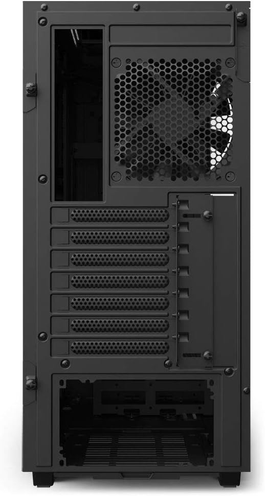 ZXT H510 - CA-H510B-B1 - Compact ATX Mid-Tower PC Gaming Case - Front I/O USB Type-C Port - Tempered Glass Side Panel - Cable Management System - Water-Cooling Ready - Black, Non i-Series