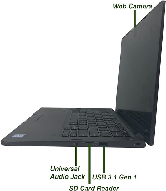 Dell Latitude 5300 Laptop 13.3 - Intel Core i7 8th Gen - i7-8665U - Quad Core 4.8Ghz - 512GB SSD - 16GB RAM - 1920x1080 FHD - Windows 10 Pro  (Refurbished)