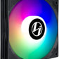 Lian Li ST120-3B Black 3 Pack, ARGB 120mm LED PWM, with Fan Controller