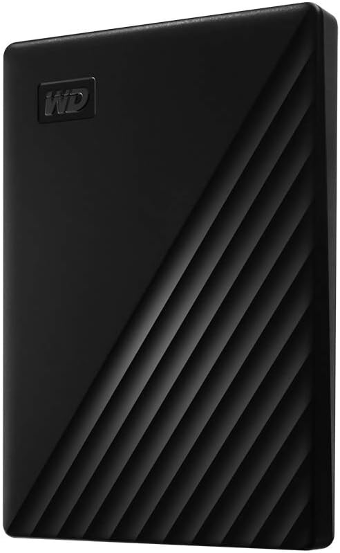 WD 1TB My Passport, Portable External Hard Drive, Black