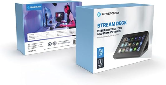 Powerology Stream Deck Interactive Buttons & Custom Software: