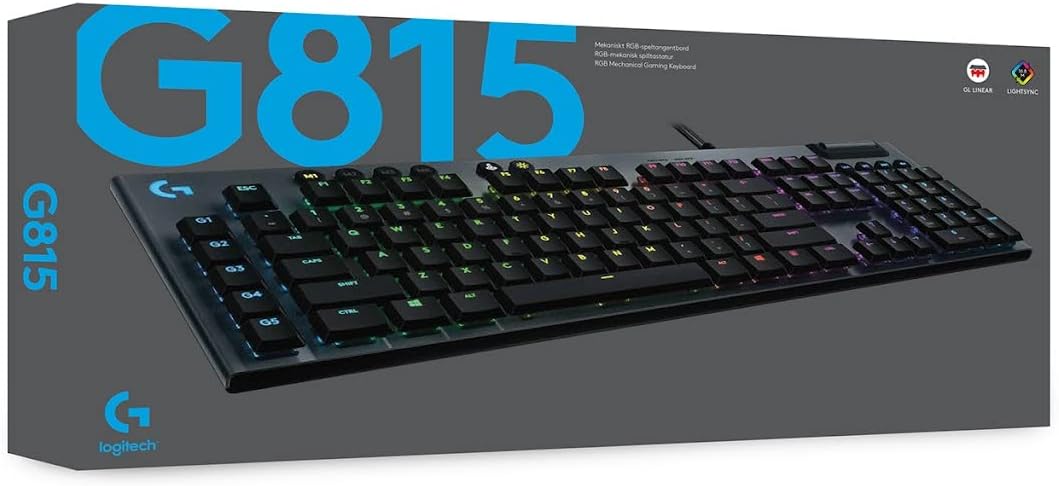 Logitech G815 Lightsync RGB Mechanical Gaming Keyboard