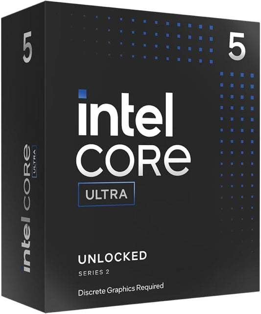 Intel Core Ultra 5 Desktop Processor 245KF - 14 cores (6 P-cores + 8 E-cores) up to 5.2 GHz (Tray)