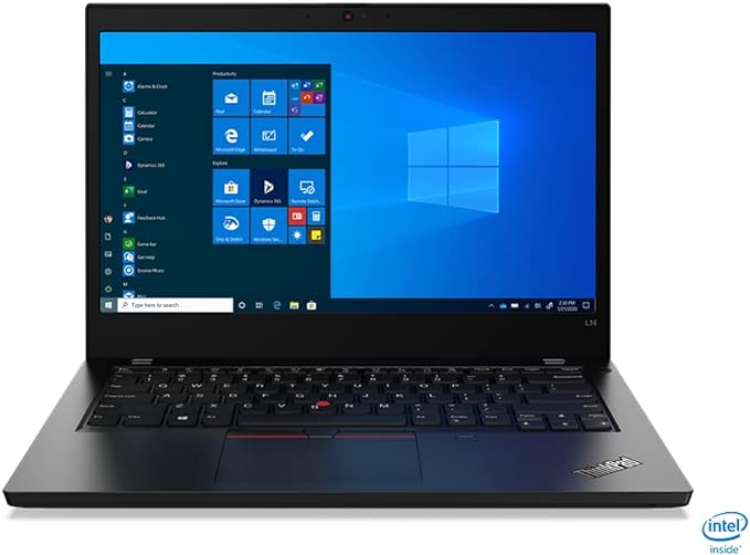 Lenovo Thinkpad L14 Business Laptop, 14 FHD (1920 x 1080), Non-Touch, Intel Core 10th Gen i5-10310U, 8GB RAM, 256GB SSD, Windows 10 Pro (Refurbished)