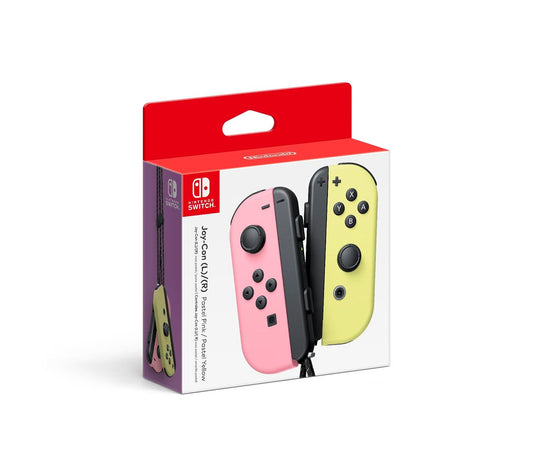 Nintendo Switch Joy-Con  - Pastel Pink & Pastel Yellow Games Corner 