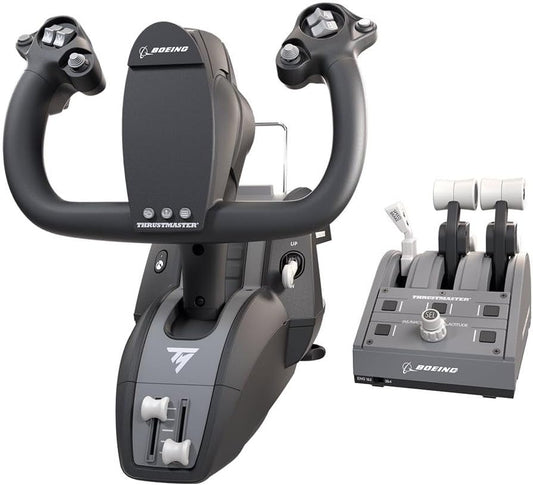 Thrustmaster TCA Yoke Pack Boeing Edition, Pendular Yoke and Throttle Quadrant System, Officially-Licensed Boeing Replicas, 100% Metal Frame, Autopilot Feature, Xbox and PC