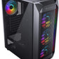 Cougar Mx410 Mesh-G RGB Powerful Airflow And Compact Mid-Tower Case With Tempered Glass, Dual RGB Strips And 4 X RGB Fans