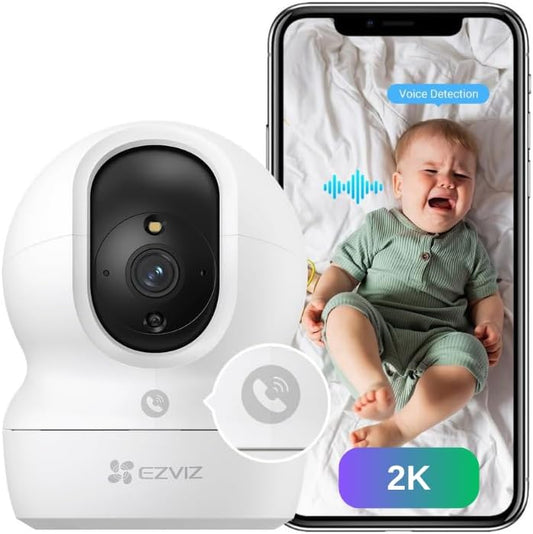 EZVIZ H6c Pro 2K Smart Home Security Camera with AI Detection & Night Vision Games Corner 