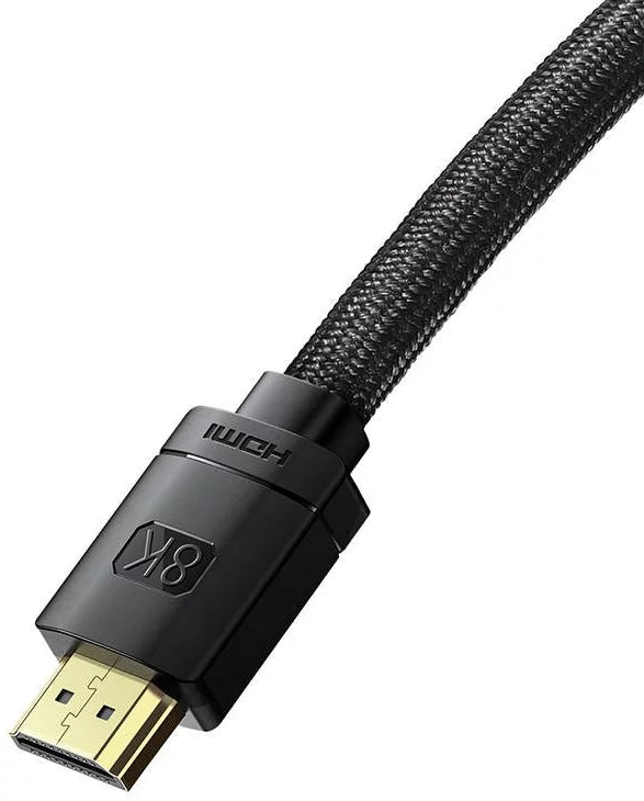 Baseus Cable Baseus High Definition Series HDMI 2.1 cable, 8K 60Hz, 3D, HDR, 48Gbps, 1m (black)