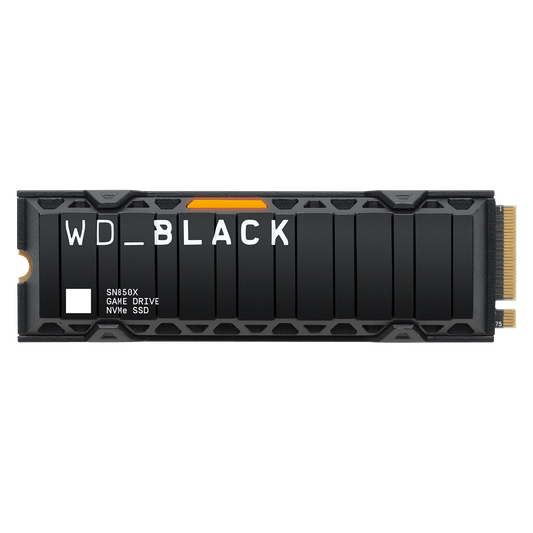 WD_BLACK 1TB SN850X NVMe Internal Gaming Solid State Drive with Heatsink - Works with Playstation 5, Gen4 PCIe, M.2 2280, Up to 7,300 MB/s