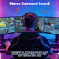 ATTACK SHARK G800 Wireless Black Gaming HEADSET Tri-Mode  (2.4G/BT/Wired)