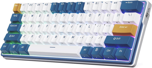 RK ROYAL KLUDGE RK61 Plus Wireless Mechanical Keyboard, 60% Percent Gaming Keyboard