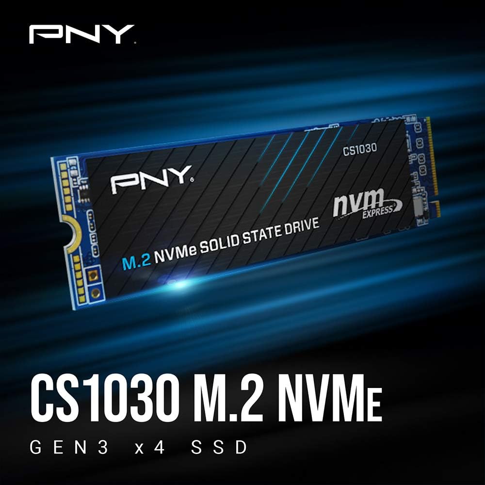PNY CS1030 500GB M.2 NVMe PCIe Gen3 x4 Internal Solid State Drive (SSD)