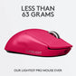 Logitech G PRO X Superlight Wireless Gaming Mouse, Ultra-Lightweight, Compatible with PC/Mac - Magenta
