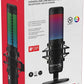 HyperX QuadCast S – RGB USB Condenser Microphone for PC, PS4, PS5 and Mac.