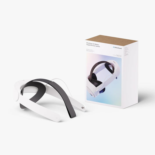 Meta Quest 3,3S Elite Strap with Battery, White