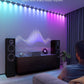 Govee rgbic string downlights, smart led string lights works with alexa,  16.4ft/5m with 25 leds, music sync, white - ‎h608a