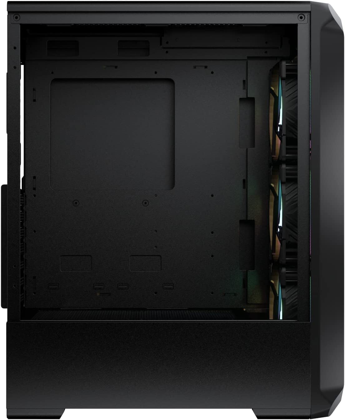 Cougar Archon 2 RGB, Archon 2 RGB Brilliant ARGB Mid Tower Case with Crystalline Tempered Glass, Black