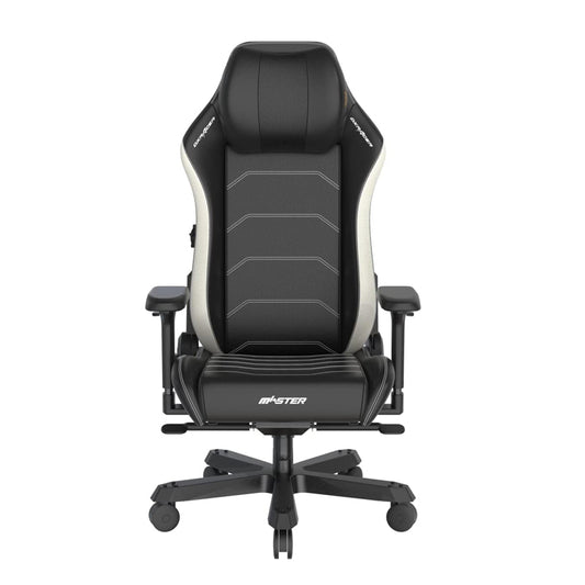 DXRacer I239S Master Series Gaming Chair, Microfiber Leather, 4D Armrests, Multi-functional Tilt, 3" Casters, High Density Mold Shaping Foam, 220lbs Recommended Weight, White - Black | DMC-I239S-NW-A3