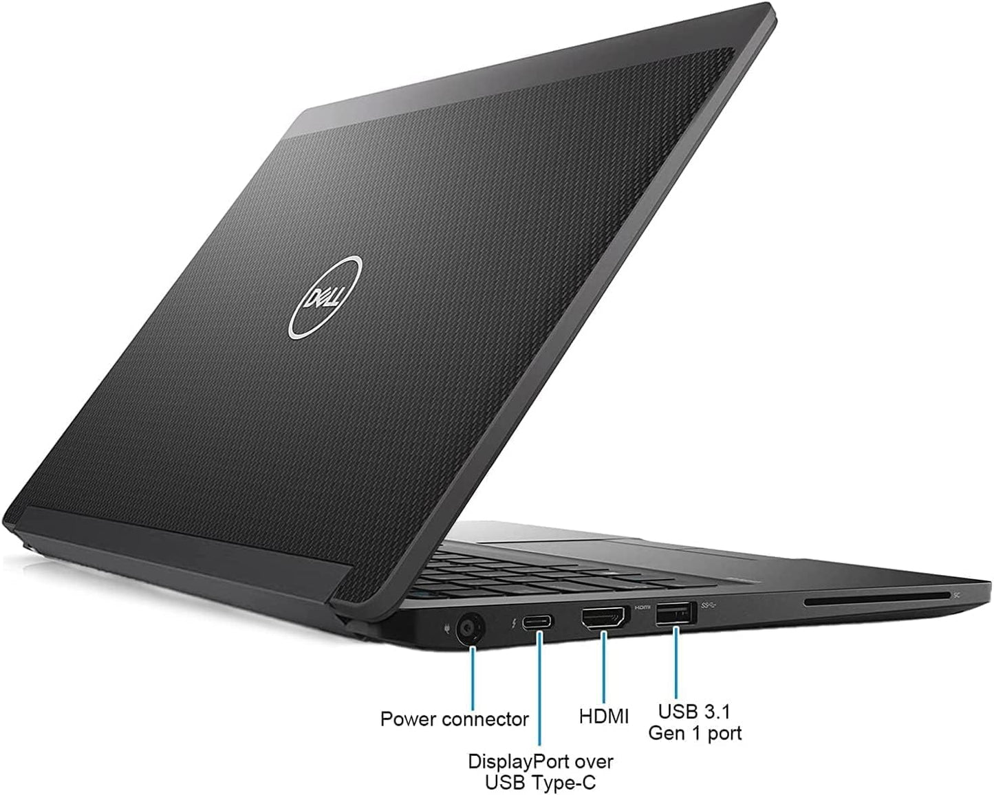 Dell Latitude 7390 13.3" FHD Touchscreen Laptop, Intel Core i7-8650U, 16GB DDR4 RAM, 256GB NVMe M.2 SSD, CAM, Windows 10 Pro (Renewed)