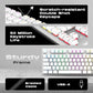 GameStop GS200 RGB Gaming Mechanical Keyboard - Outemu Brown Switches - 1000Hz Polling Rate - FPS Sniper (White)