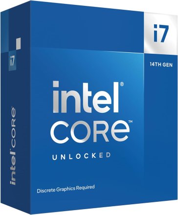 Intel Core i7-14700KF - Core i7 14th Gen 20-Core (8P+12E) LGA 1700 125W None Integrated Graphics Desktop Processor,Tray