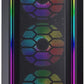 Cougar Mx410 Mesh-G RGB Powerful Airflow And Compact Mid-Tower Case With Tempered Glass, Dual RGB Strips And 4 X RGB Fans