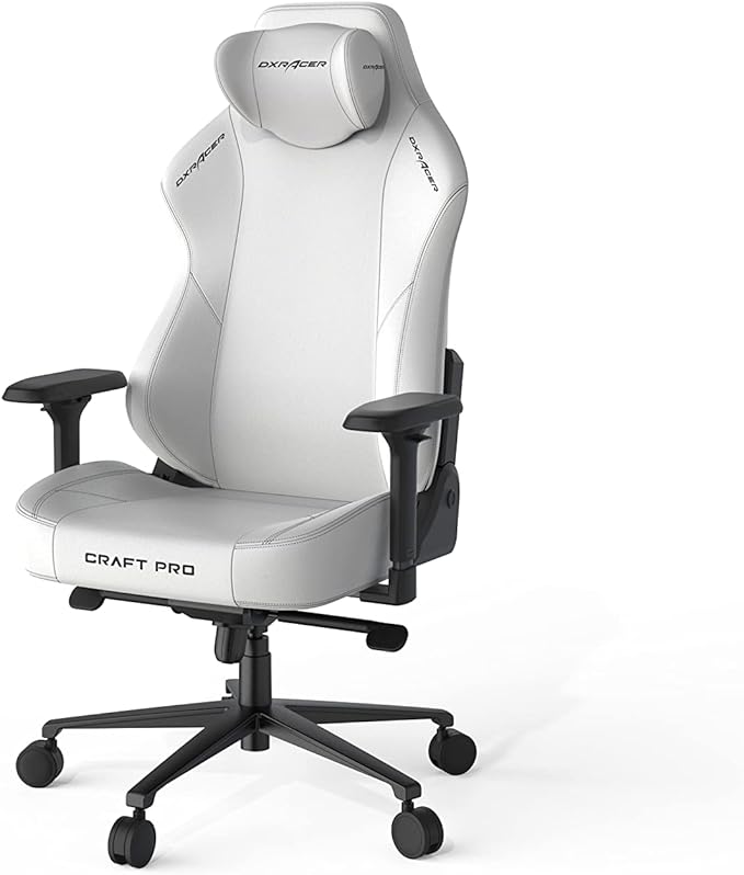 DXRacer Craft Pro Classic Gaming Chair, -White CRA-PR001-W-H1
