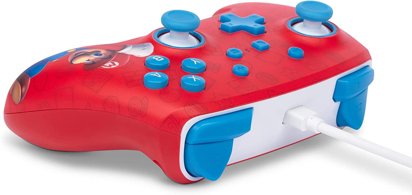 PowerA Enhanced Wired Controller for Nintendo Switch –Mario