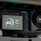 Thermalright Wonder Vision 360 UB ARGB Black CPU AIO Cooler,360mm Radiator, 2K 60HZ Curved Screen 3D with 2400x1080 Resolution,for AM4/AM5,Intel LGA1851/1700,6.67in 3D Screen High Performance Pump