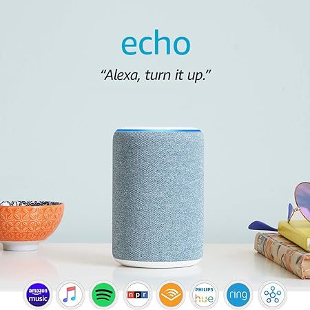 Echo (3rd Gen) - Smart speaker with Alexa - Twilight Blue