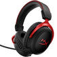 HyperX Cloud II Wireless, Black, HHSC2X-BA-RD/G, Medium