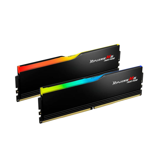 G.Skill Ripjaws M5 Neo RGB32GB (2x16GB) DDR5 6000MHz Desktop Memory,AMD Expo-Black.