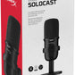 HYPERX SOLOCAST – USB CONDENSER GAMING MICROPHONE, FOR PC, PS4, PS5 AND MAC, TAP-TO-MUTE SENSOR, CARDIOID POLAR PATTERN, GREAT FOR GAMING, STREAMING, PODCASTS, TWITCH, YOUTUBE, DISCORD