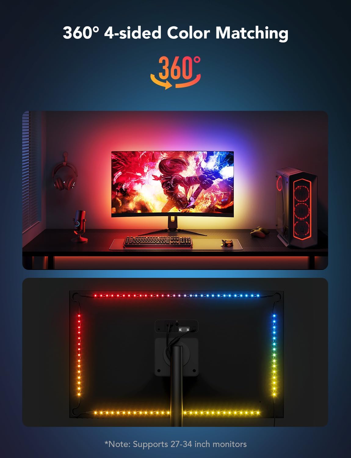Govee Gaming Light Strip G1 Monitor Backlight
