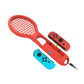 DOBE 2 Pack Tennis Racket for Nintendo Switch Joy-Con Controller Grips Tennis Racket with Hand Straps for Mario Tennis Aces (Blue and Red)