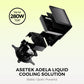 TRYX Panorama SE 360 ARGB Black 360mm AIO Rotatable 6.5'' AMOLED Curved Screen 3D Anamorphic Effect Customizable AIO Cooler 360mm Black Asetek Adela 280w TDP Intel LGA 1851/1700/1200/115X AMD AM5/AM4